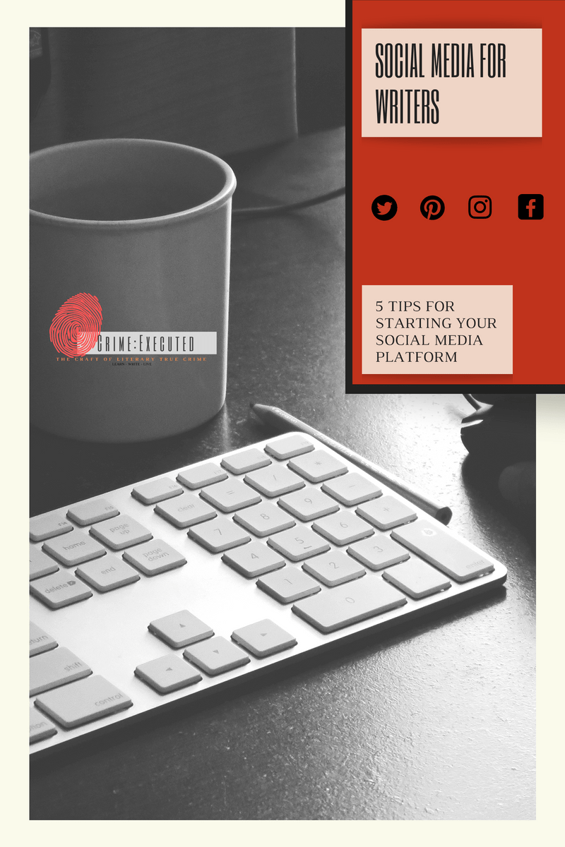 5 Tips for Social Media for&nbsp;Writers