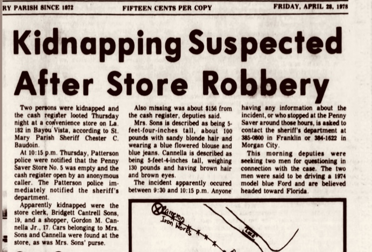 Old newspaper clipping